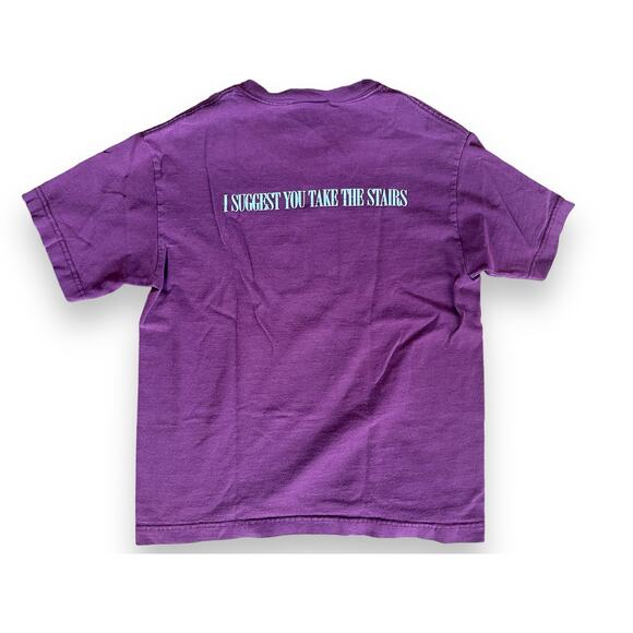 Vintage 90s Mickey Mouse The Twilight Zone Tower of Terror Disney T-Shirt Kid XL - Picture 2 of 7